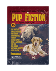 'Pup Fiction' Personalized 2 Pet Standing Canvas