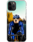 'The Male Cyclist' Personalized Phone Case