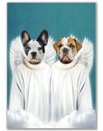 '2 Angels' Personalized Pet Poster