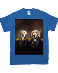 'The Admiral And The Captain' Personalized 2 Pet T-Shirt