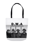 'D.W.A. (Doggo's With Attitude)' Personalized 4 Pet Tote Bag