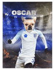 'England Doggos Soccer' Personalized Pet Blanket
