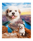 'Majestic Canyon' Personalized Pet Standing Canvas