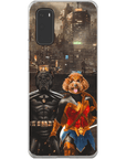 'Batdog & Wonder Doggette' Personalized 2 Pet Phone Case