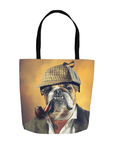 'Sherlock Doggo' Personalized Tote Bag
