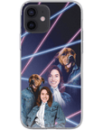 '1980s Lazer Portrait Pet(Male)/Human(Female)' Personalized Phone Case