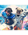 'Detroit Doggos' Personalized 2 Pet Poster