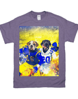 'Los Angeles Doggos' Personalized 2 Pet T-Shirt