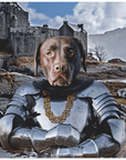 'The Knight' Personalized Dog Poster