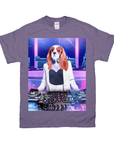 'The Female DJ' Personalized Pet T-Shirt