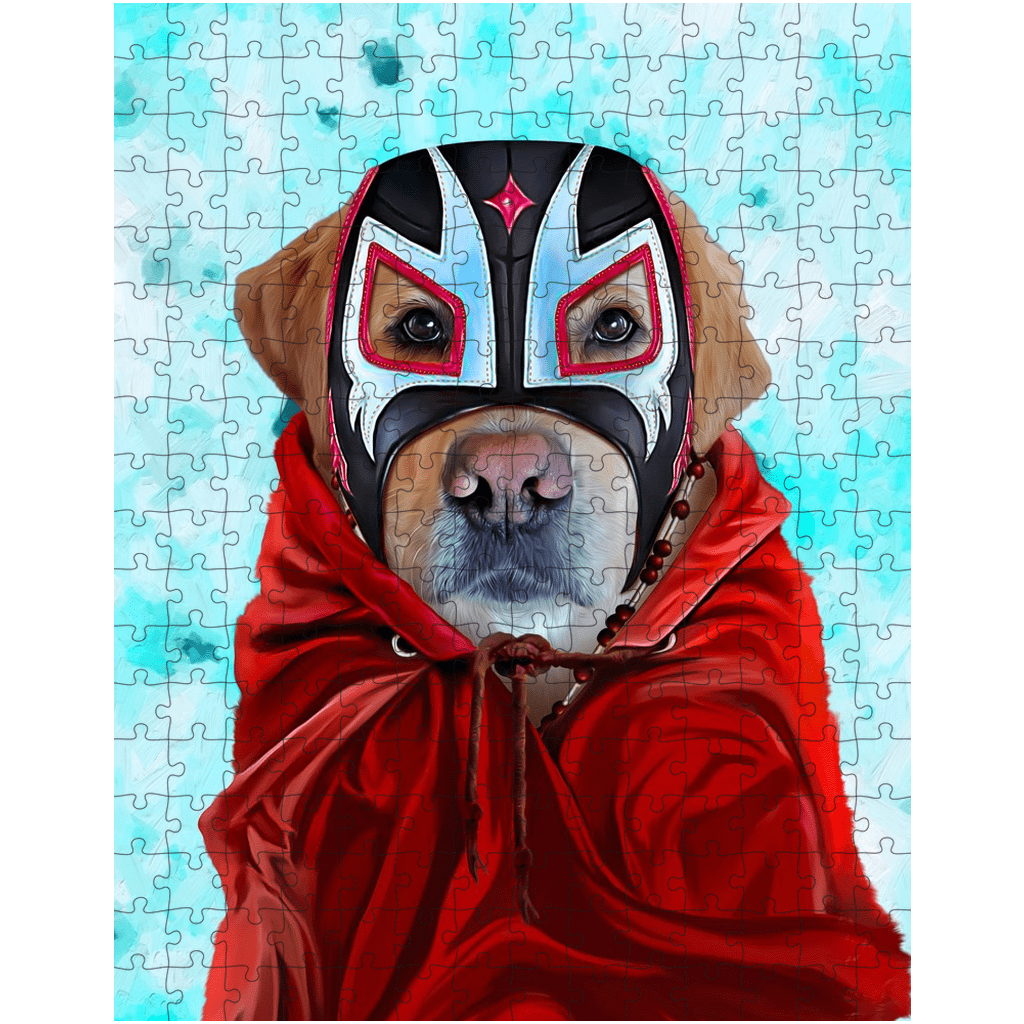 El high quality Luchador Personalized Pet Puzzle