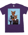 'Step-Kitties' Personalized 2 Pet T-Shirt