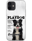 'Playdog' Personalized Phone Case