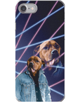 '1980s Lazer Portrait' Personalized Pet Phone Case