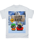 'South Bark' Personalized 2 Pet T-Shirt