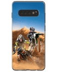 'The Motocross Riders' Personalized 2 Pet Phone Case