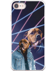 '1980s Lazer Portrait' Personalized Pet Phone Case