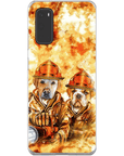 'The Firefighters' Personalized 2 Pet Phone Case