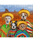 '4 Amigos' Personalized 4 Pet Puzzle