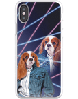 '1980s Lazer Portrait (Female)' Personalized Pet Phone Case