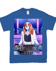 'The Female DJ' Personalized Pet T-Shirt
