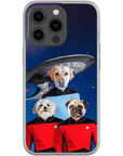 'Doggo-Trek' Personalized 3 Pet Phone Case