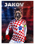 'Croatia Doggos Soccer' Personalized Pet Poster