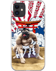 'The Sumo Wrestler' Personalized Phone Case