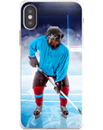 'The Hockey Player' Personalized Phone Case
