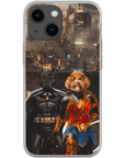 'Batdog & Wonder Doggette' Personalized 2 Pet Phone Case