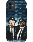 'The Blues Doggos' Personalized 2 Pet Phone Case