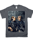 'The Navy Veterans' Personalized 2 Pet T-Shirt