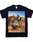 'The Motocross Riders' Personalized 2 Pet T-Shirt
