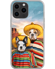 '2 Amigos' Personalized 2 Pet Phone Case