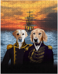 'The Explorers' Personalized 2 Pet Puzzle
