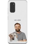 Personalized Modern Pet & Human Phone Case