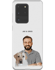 Personalized Modern Pet & Human Phone Case
