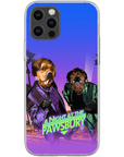 'A Night at the Pawsbury' Personalized 2 Pet Phone Case