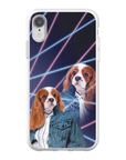 '1980s Lazer Portrait (Female)' Personalized Pet Phone Case