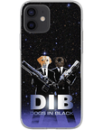 'Dogs in Black' Personalized 2 Pet Phone Case