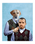 Step Doggo & Human Personalized Standing Canvas