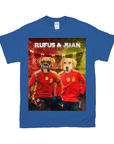 'Spain Doggos Soccer' Personalized 2 Pet T-Shirt