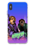 'A Night at the Pawsbury' Personalized 2 Pet Phone Case