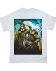 'Teenage Mutant Ninja Doggos' Personalized 2 Pet T-Shirt