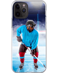 'The Hockey Player' Personalized Phone Case