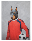 'The Soccer Goalie' Personalized Pet Blanket