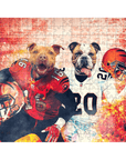 'Cincinnati Doggos' Personalized 2 Pet Puzzle