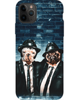 'The Blues Doggos' Personalized 2 Pet Phone Case