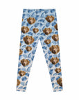 Custom Leggings (Springtime Blue: 1-4 Pets)