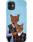 'Step Kitties' Personalized 2 Cat Phone Case